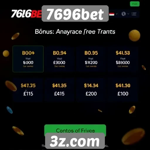 Ofertas de bônus e promoções na 7696bet